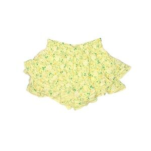 Aerie Floral Ruffle Yellow Skort Size XS
